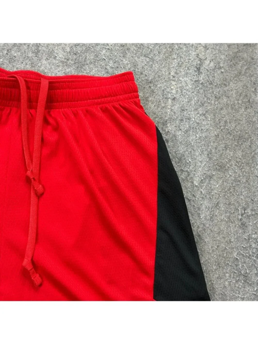 Atlanta Hawks Nike NBA Basketball Shorts Men L Red Black DRI-FIT Athletic 8"_3
